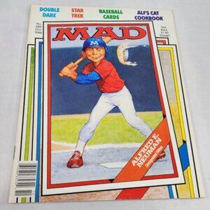 Mad Magazine # 282 October 1988 Junk Wax Era Baseball Card Issue Star Trek‎ FN+